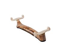 KERREY Descanso De Hombro Hecho A Mano Ajustable 3/4 4/4 Flamed Maple Violin Descanso De Hombro con Juego De Tela De Limpieza Kit acesorios violín