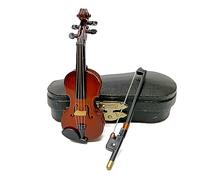 KERREY Mini Instrumento Musical, Modelo De Violín En Miniatura, Ornamento, Decoración del Hogar, Manualidades, Regalo Mini Instrumento Musical Adorno (Color : 25cm)