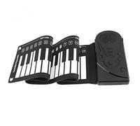 KERREY Piano Plegable portátil 49 Teclas Electronic Portable Flexible Mano Plegable Roll Up Piano Orgán De Teclado De Altavoz Incorporado