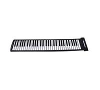 KERREY Piano Plegable portátil Mini Portátiles 61 Llaves Flexible Roll-Up Piano Midi USB Instrumento De Teclado De Piano De Rollo De Mano De Teclado Electrónico