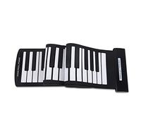 KERREY Piano Plegable portátil Portable 61 Keys Flexible Roll-Up Piano Electronic Keyboard Hand Roll Up Piano
