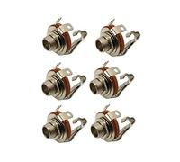 KERREY Salida De Interfaz Mono De Bajo De Guitarra De 6 Uds 1/4 "6,35 Mm con Función De Convertidor Accesorios Guitarra