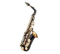 KERREY Saxofón Pintura Negra Mi Bemol Latón MIB Saxofón Alto Estudiante Principiante saxofón