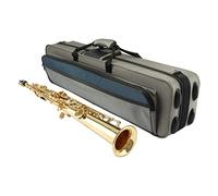 KERREY Tubo De Viento De Saxofón B-Flat One Recto Adecuado para Estudiantes Y Principiantes Estudiante Principiante saxofón