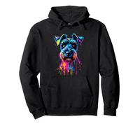 Kerry Blue Terrier Amante Colorido Arte Pop Kerry Blue Terrier Sudadera con Capucha