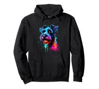 Kerry Blue Terrier Splash Art Kerry Blue Terrier Lover Sudadera con Capucha