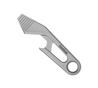 Kershaw Recap Llavero abrebotellas, multiherramienta gris con abrebotellas, barra de palanca y punta de destornillador de cabeza plana, se adapta a llavero, tamaño de una llave de casa