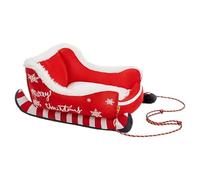 Kerst kattenbed - zacht antislip kussen huisdierbed voor katten, honden en puppy's, ideaal voor gebruik in de winter, binnen en buiten, bank, krat of auto, wasbaar vakantiecomfort kleine tot middelgro