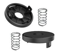 KERYBW Cubierta de bobina compatible con Einhell TLE-01-1, tapa de recortadora de repuesto para Einhell GE-CT 36/30 LI E SOLO (2 tapas de bobin 2 primavera)