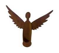 Kerzenhalter Metall | Engel Kerzenhalter Deko Skulptur | Vintage Garten Kerzenständer Outdoor | Windgeschützter Teelichthalter für Terrasse HOF Patio Bauernhaus Party Einweihung Dekoration