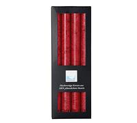 KERZERMAN Velas Cilindricas para Candelabro Roja, 1