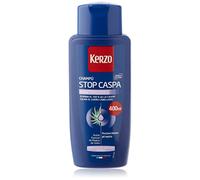 Kerzo - Champú Stop Caspa - Antipicores - Elimina el 100% de la Caspa y Calma el Cuero Cabelludo, con Aceite Esencial de Madera de Cedro, Blanco, 1.2 Litros, Pack de 3