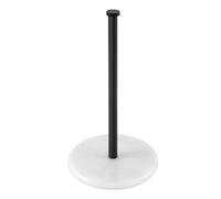 KES Porta Rollos Papel Cocina en Pie Portarrollos Cocina con Base de Mármol Negro Mate, KPH100-BK