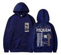 Keshi Requiem World Tour Logo Merch Sudaderas con Estampado, Sudadera con Capucha para Hombre Y Mujer,Azul,4XL