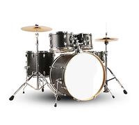 Keshuo Drum Kit Adult Universal 5 Drum 2/3/4 Práctica De Platillo Principiante Instrumentos batería (Color : 02, Size : 5 drums 2 cymbals)