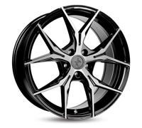 Keskin KT19 8JX18 5/120 ET35 72.6 BLACK FRONT POLISH Llantas de aluminio
