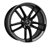 Keskin KT21 7.5JX17 5/112 ET30 66.6 - Llantas de aluminio mate negro