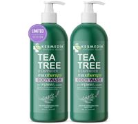 Kesmedik Tea Tree Oil & Lavender Body Wash Maxtherapy | Cleanser & Defense for Athletes Foot Sworm de los olores del cuerpo y alivio calmante de acn