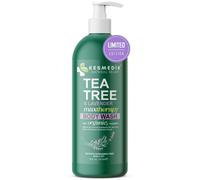 Kesmedik Tea Tree Oil & Lavender Body Wash Maxtherapy | Cleanser & Defense para atletas olor del cuerpo del cuerpo de pie y alivio calmante de acn p