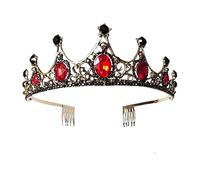 KESONIKU TRUSTTWO Joyería Nupcial barroca de Lujo, Tiara de Corona de Diamantes de imitación Brillante, Diadema Delicada, Diadema for Mujer, Accesorios for el Cabello de Boda The 1