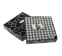 KESOTO 100 Piezas Punta de Taco de Billar Ferrules para Palos Accesorios Prácticos Material Plástico Y Cuero Adecuado para Talleres de Reparación Jugadores