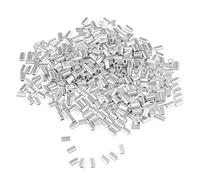 KESOTO 1000 Conectores de Línea de Tubo, Manguitos de Cabeza de Tubo, Enchufe de Tubo de Cable, 1mm