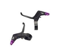 KESOTO 2 Palancas de Freno para Bicicleta Infantil, Manetas de Freno de Aluminio, Repuestos para Bicicletas Infantiles para Mantenimiento Y Uso en El, Violeta Negro