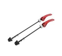 KESOTO 2 Piezas Eje Rápido para Bicicleta Conjunto de Palanca para Cubo de Rueda Delantera Trasera Eje Hueco de Metal Fácil Instalación Compatible con Bicicl, Rojo