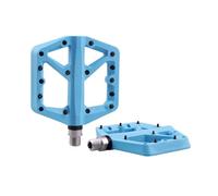 KESOTO 2 Piezas Pedales para Bicicleta Ancha Aleación Antideslizante Ligeros Clavijas de Agarre Estables Adecuados para Bicicletas Plegables Monta, Azul
