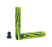 KESOTO 2 Piezas Puños para Manillar de Bicicleta Empuñaduras de Reemplazo Mangos Y Protector Ergonómicos de TPE con Superficie Antideslizante Adecuado para R, Amarillo Y Negro