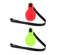 KESOTO 2 Piezas Silbato Silbato de Mano Silbato Deportivo Silbato de Entrenadores Compacto en PVC Adecuado para Adultos Escuela Entrenamiento Actividades Dep, Rojo Verde