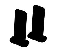 KESOTO 2 Piezas Soporte de Guantes de Boxeo Acrílico Vertical Estante Exhibidor para Guantes Autografiados Organizador Protector Apto para Mostradores Hogar, Negro