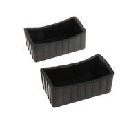 KESOTO 2 Piezas Tapón Cuadrado para Equipo de Fitness Cubierta Final Resistente Protector de Piernas de Silla Material PP Adecuado para Gimnasio Hogar, Type E