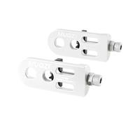 KESOTO 2 Piezas Tensor de Cadena para Bicicleta Ajustador Universal en Aleación de Aluminio Resistente Y Fácil de Instalar para Bicicletas de Montaña Ruta Y, Plata