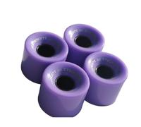 KESOTO 4 Piezas Ruedas de Skateboard Ruedas de Monopatín Ruedas para Tabla Ruedas de Patineta de Poliuretano 78A Agarre Estable Embalaje Termorretráctil, Púrpura