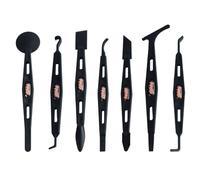 KESOTO 7 Piezas Aplicador de Película de Vehículo Herramienta de Instalación Kit de Espátulas para Bordes Accesorio de Vinilo Material PP Adecuado para, Black
