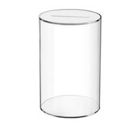 KESOTO Alcancía Acrílica Transparente Caja de Almacenamiento de Monedas Caja de Dinero Decorativa Banco Transparente para Educar sobre Ahorro Adecuada, 9cmx15cm