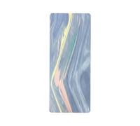 KESOTO Alfombrilla de Ejercicio de Goma Acolchonada con Soporte para Manos y Rodillas Resistente a Movimientos Intensos Adecuada para Meditación Gimnasia en Casa, Azul Crepúsculo