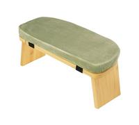 KESOTO Banco de Meditación Taburete de Arrodillamiento de Madera Banco de Plegaria Y Silla de con Diseño Plegable Adecuado para Una Postura Equilibrada, Verde
