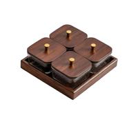 KESOTO Bandeja para Servir Dividida, Compacta, Multiusos, Creativa, Reutilizable, Resistente Al Polvo.