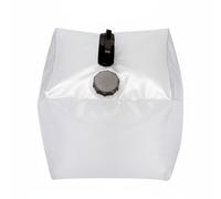 KESOTO Bidón Agua Portátil y Plegable 20 Litros con Construcción Resistente PVC Transparente para Observar el Acuado para Viajes en Coche Pesca y Emergencias