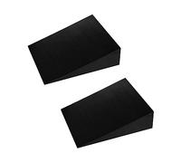 KESOTO Bloque de de Espuma de 2 Piezas para Sentadillas Y Elevación de Piernas, Fabricado en EVA para Entrenamiento de Piernas, Flexibilidad Y Extensión, Negro 11.5cmx9cmx3cm