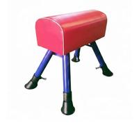 KESOTO Caballo de Vaultaje Infantil Base de Acero Horse Superficie de PVC Impermeable Fácil Ensamblado Altura Regulable Adecuado para Entrenamiento en