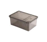 KESOTO Caja de Hibernación para Tortugas Equipada con Resina Absorbente y Base de Polipropileno para Mantener Óptimas Condiciones Adecuada para Criar, Negro, Juego básico