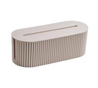 KESOTO Caja Organizadora de Cables Universal para Escritorio Estuche Gestor de Y Extensiones Recipiente para Guardar Cables Diversos Caja para, blanco