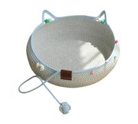KESOTO Cama para Gatos Tejida a Mano, Acogedora Alfombra para Rascar, Protector de Muebles, Adecuada para Todos, Resistente a Rayones, S