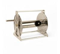 KESOTO Carrete de de Acero Inoxidable Carro Porta Soporte Portátil Organizador Bobina Móvil Enrollable para Traslado Fácil del Riego Adecuado para Jardín Patio Granja Exterior Césped