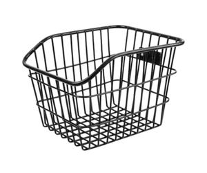 KESOTO Cesta Trasera de Almacenamiento para Bicicleta con Estructura Reforzada Y Rejilla Metálica. Fácil Instalación.