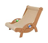 KESOTO Columpio de Sisal para Gatos, Caseta Portátil para Mascotas Y Poste Rascador, L