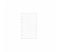 KESOTO Cuaderno de Recargable Papel Suelto Recambio Bloc Anillas Carpeta Variados Liso Punteado Papel Estable Adecuado para Clase Diarios Creativos, Blanco, A6 Punteado